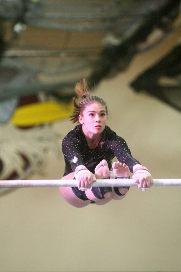 Junior Ellie Tschumper is back for the West Salem co-op gymnastics team after undergoing knee surgery last spring. She is one of several experienced and talented gymnasts trying to turn this into a very special season for the team.