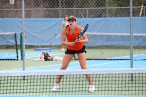 Junior Megan Johnson at the Altoona Invite.