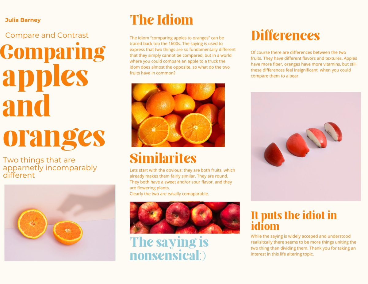 Comparing Apples and Oranges